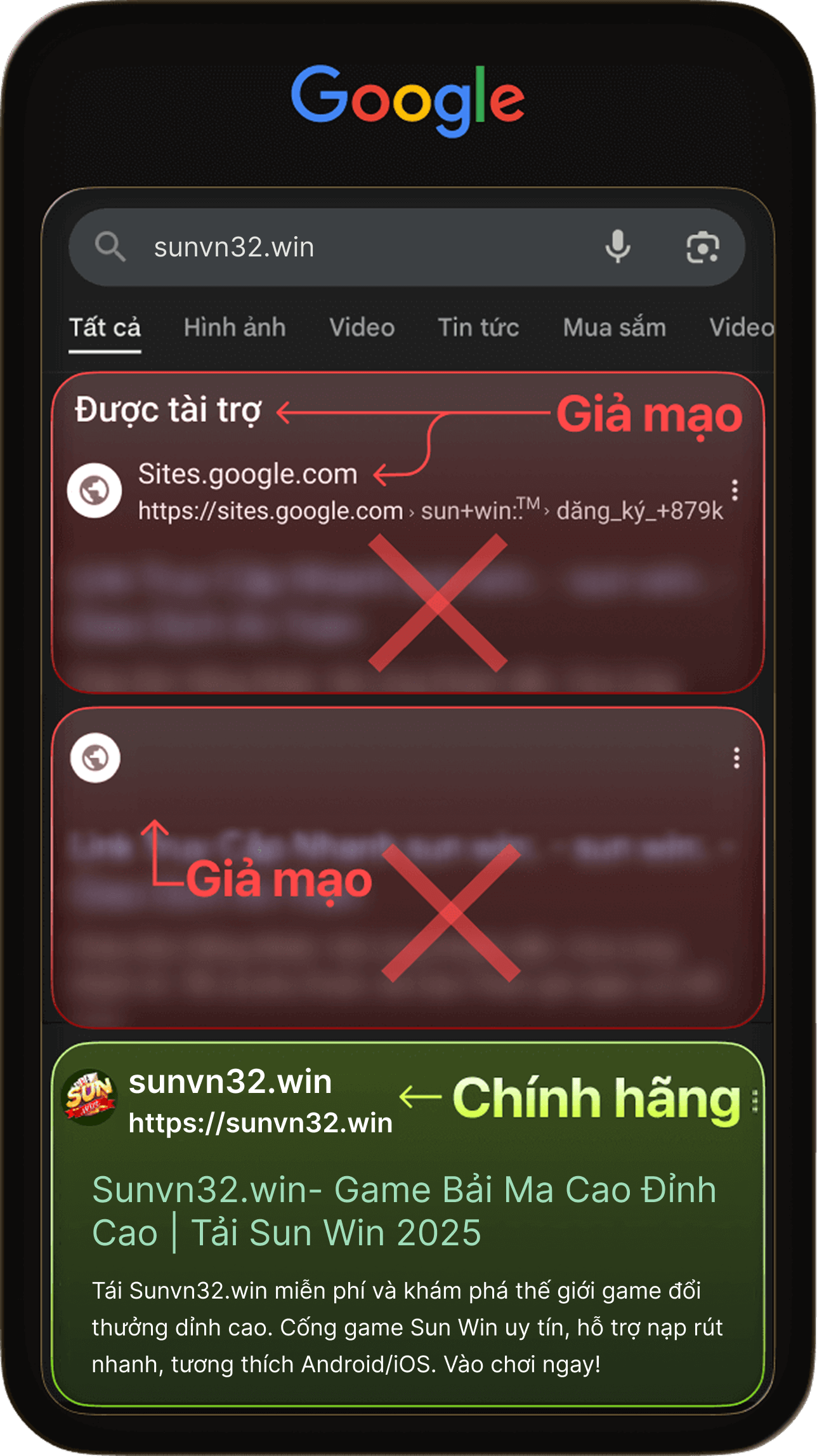 SUNVN32.WIN chính hãng